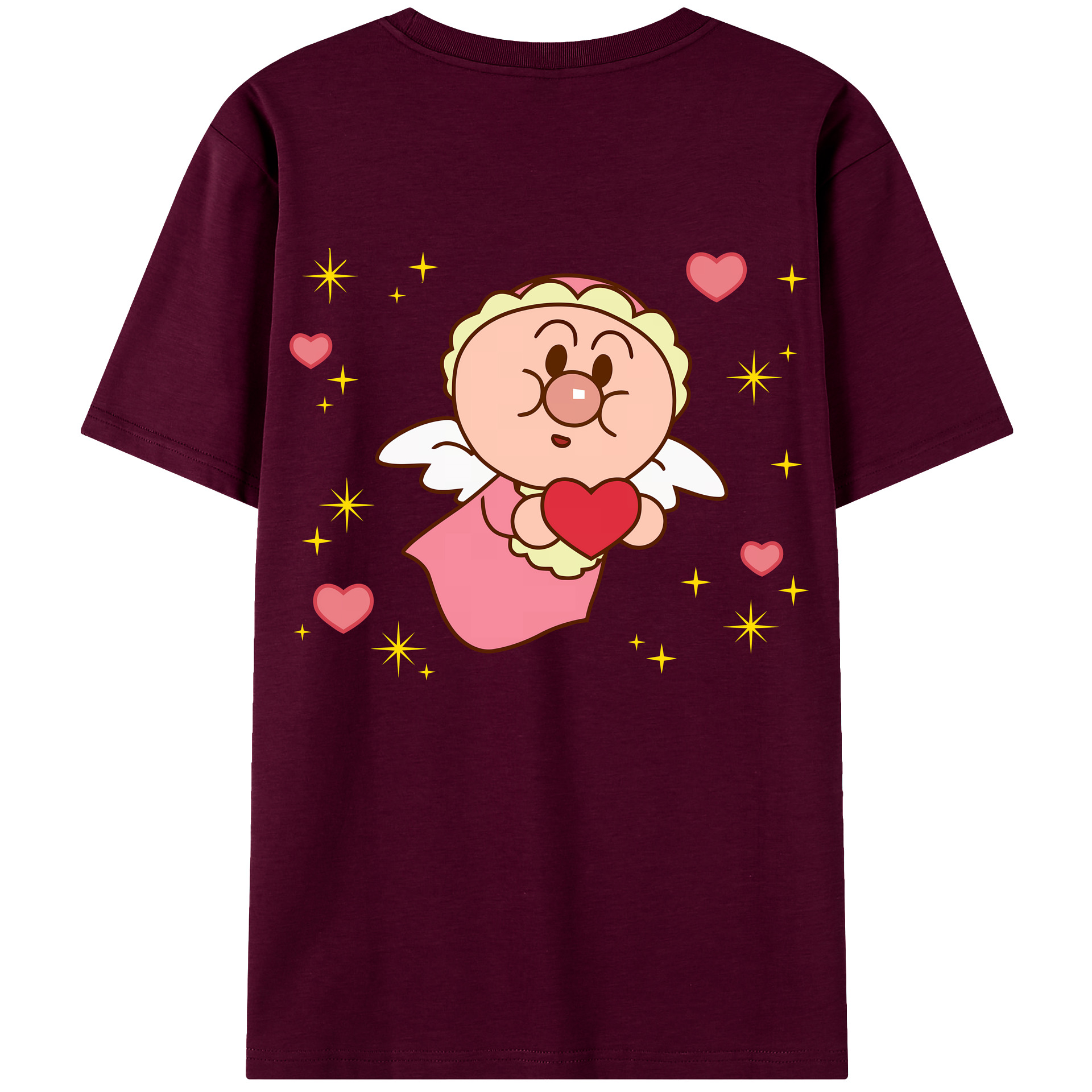 （画像用） アンパンマン Anpanman レディース半袖Tシャツ(バックプリント)